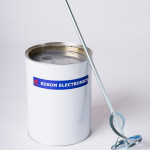 Grey Electroguard anti static paint with stirrer